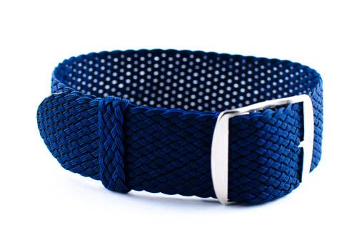 Klockarmband Perlon: Navy - Natoband.nu