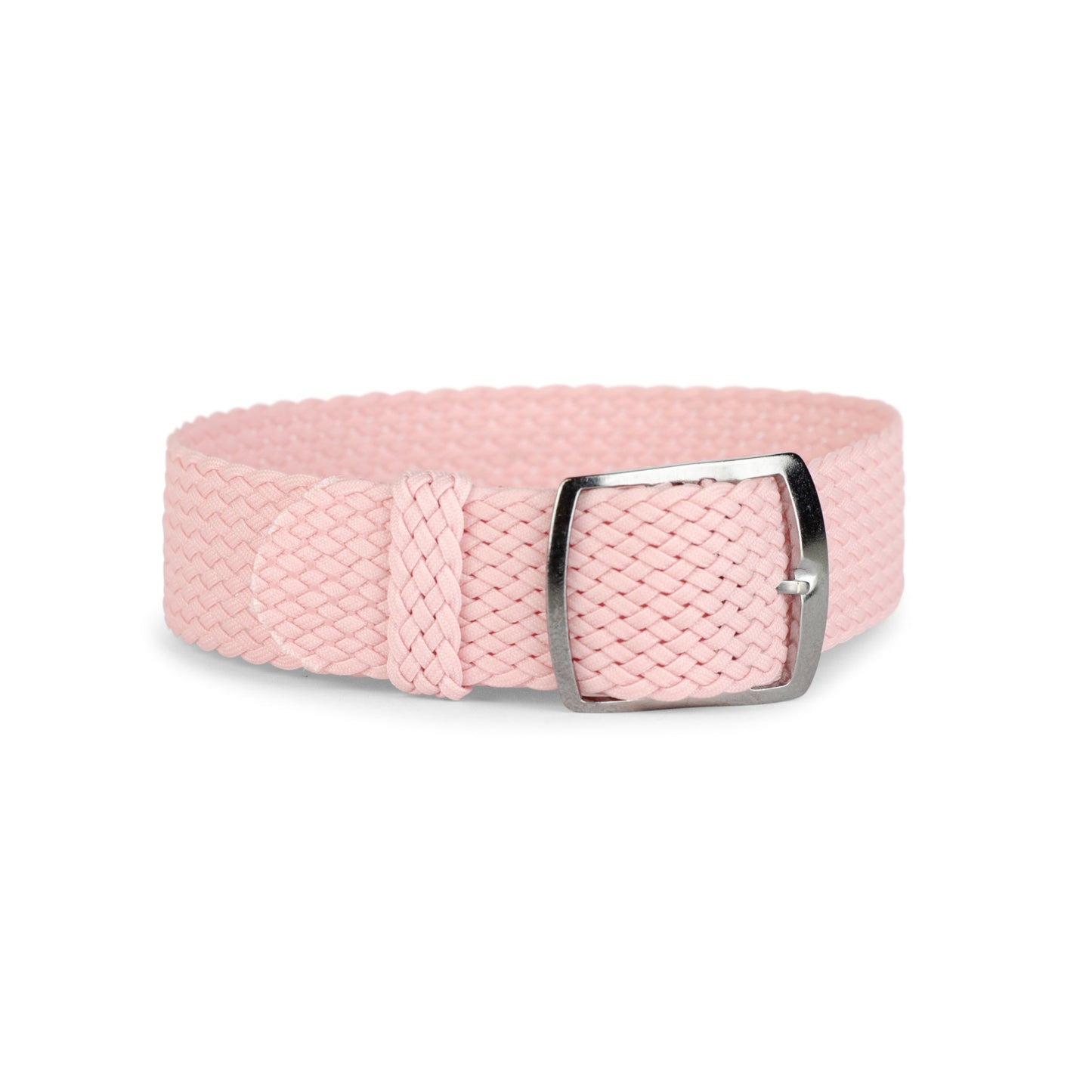 Klockarmband Perlon: Rosa - Natoband.nu