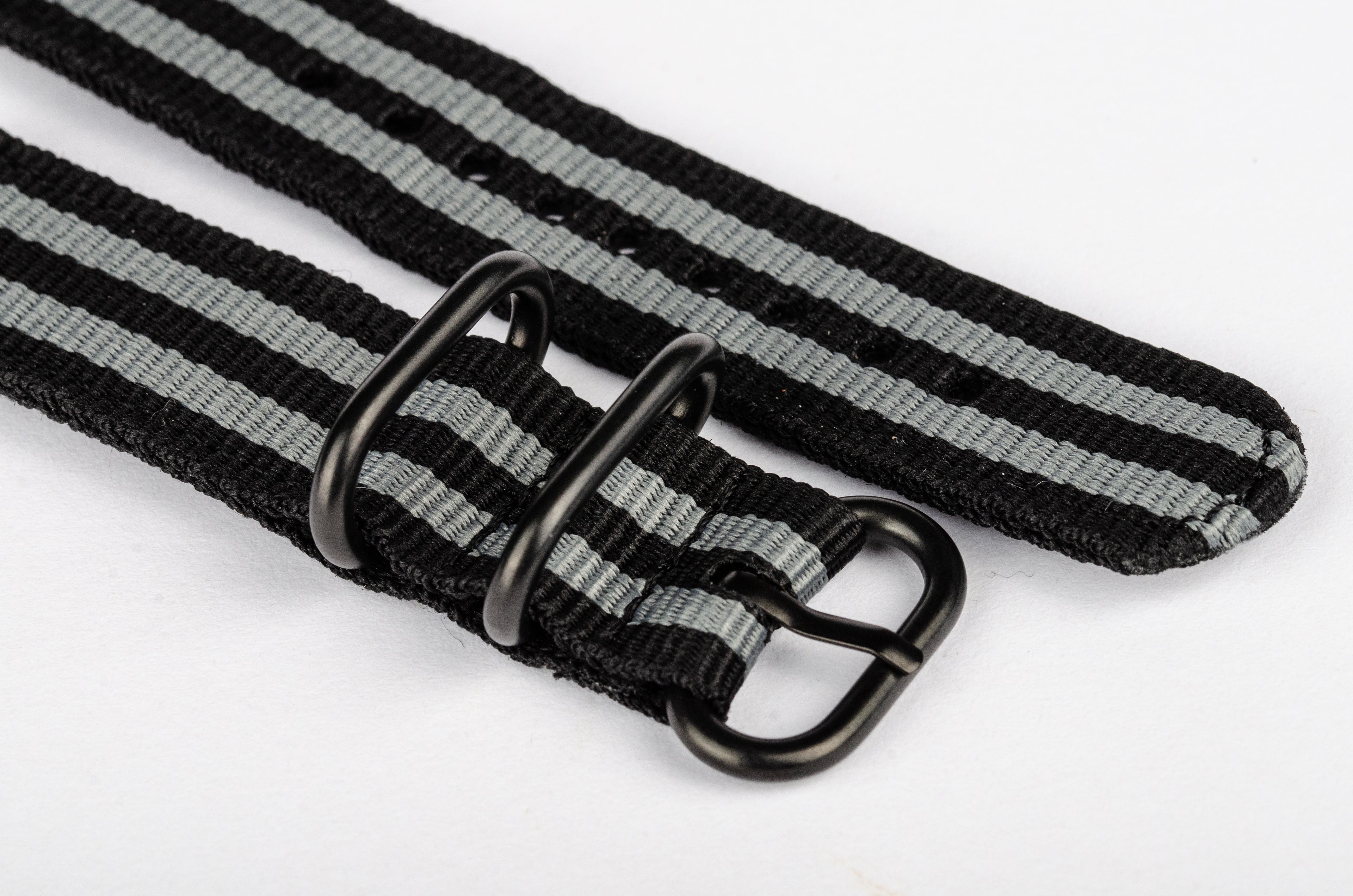 Klockarmband Nylon: Bond med PVD-detaljer