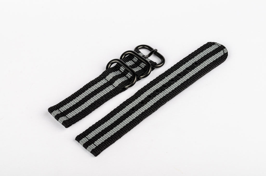 Klockarmband Nylon: Bond med PVD-detaljer